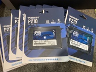 原裝現貨🔥 PATRIOT P210 2.5” SSD SATA III 256GB 512 GB 1TB 2TB