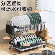 Rack Cross-Border Kitchen Household Tableware Rack Shelf Foldable Storage Rack Dishes Storage Counte