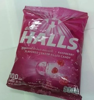รวมลูกอมสุดฮิต ลูกอมฮอลล์ แบบถุง 100 เม็ด thai candy  halls