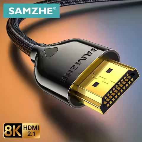 SAMZHE 8K HDMI Cable 2.1 Ultra High Speed 48Gbs Certified for PS5 TV Box HUB 8K@60Hz HDMI2.1 48Gbps 
