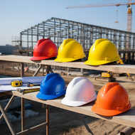Construction Site Helmet, One Piece Thickened and Breathable Safety Helmet