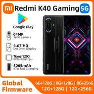 Xiaomi Redmi K40 Gaming Edition Silver Global Version Smartphone 5G 6.67" Battery 5065mAh Android 11