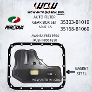 PERODUA ARUZ 1.5 /AVANZA F653 F654 /RUSH F800 F850 AUTO FILTER GEAR BOX SET 35303-B1010 /35168-B1060