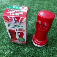 หัวรับสัญญาณ KU ฺBand LNB Universal แยก 2 ขั้ว