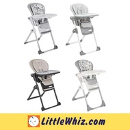 Joie: Mimzy Recline Highchair | Warranty 2 Years