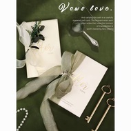 Wedding Vow Card A Pair of Grooms Brides Vows To Give Advanced Handwritten Vows Card Vow Book lizong