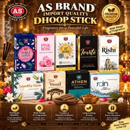AS Import Premium Dhoop Sticks | Natural & Wet Dhoop | With Stand