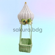 K121L - Rattan dome basket 15x15x9 cm hampers Eid Ramadan parcel souvenir gift gift