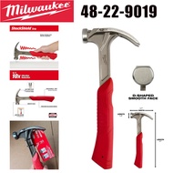 Milwaukee | Milwaukee 48-22-9019 12oz Smooth Face Hybrid Claw Finish Hammer For General Purpose Fram