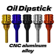 CNC aluminum alloy style hexagon plum blossom oil dipstick