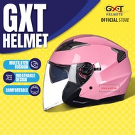 GXT Helmet motor Topi keledar visor dwi lapis motosikal Stylish motorcycle helmet open face double l