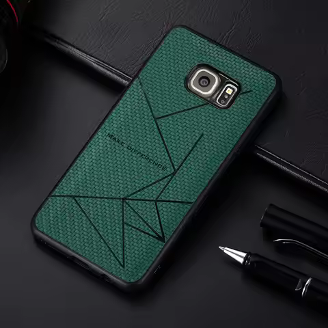 VIJIAR Bracket Silicone Case For Samsung Galaxy Note 5 C7 C9 Pro S6 edge S7 edge Case Leather For Sa
