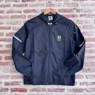 Spin เสื้อแจ็คเก็ตผ้าร่ม มีแถบเรืองแสงแขนทั้ง 2 ข้าง มีฮู้ด เสื้อคลุมวิ่ง SPIN RJ100 RUNNING Jacket