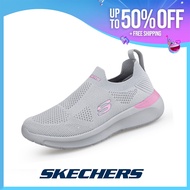 Skechers รองเท้าผ้าใบ Arch Fit สำหรับผู้หญิง - รองเท้าผ้าใบ Slip-Ins ระบายอากาศได้ SK030707