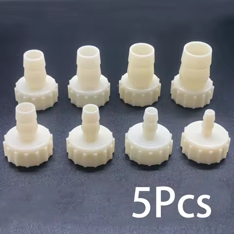 5Pcs Female Hose Connector G1/2 Inch DN15 Inner Thread Water Pump Accessories Barbed Pagoda Joint Co
