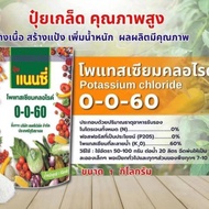 ปุ๋ยเกล็ดแนนซี่ ปุ๋ยฉีดพ่นทางใบ 1 20-20-20 25-5-5  30-20-10 0-0-60 ขนาด 1กิโลกรัม