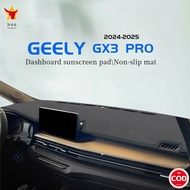 Suitable for GEELY GX3 PRO Dashboard Sunscreen Pad Leather Anti-slip Pad Dashboard Cover Pad Accesso