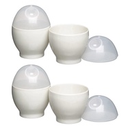 Mini Cute Steamed Egg Cup for Microwave OvenConvenient and Nutritious Breakfast Boiled Egg Cup 4 Pieces