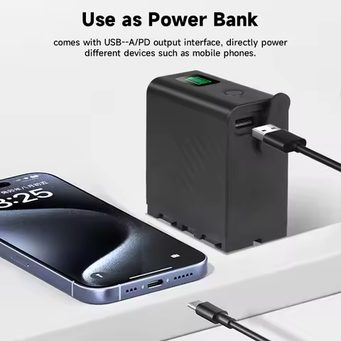 NP-F970 NP F980 Battery 9600mAh NPF960 NP F970 battery with USB Charge Output for Sony PLM-100 CCD-T