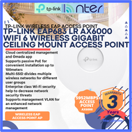 TP-LINK Tplink AX6000 Ceiling Mount Dual Band 5952Mbps Wifi Wi-Fi 6 IP Network Access Point 1x 2.5G 