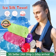 Men & Women Sports Towel Cooling ice Towel Cold Washcloth Fitness/Gym/Yoga Cooling Ice Beach Towel L