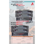 Power amplifier anysong pet1801v 180watt 70/100v/8ohm integrated mixer amplifier public address syst