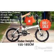 FOLDING BIKE 20 INCH / 406 - OYAMA DAZZLE PRO M990 HD (TAIWAN) (M C O OFFER)