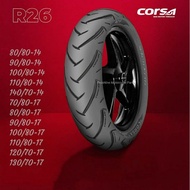 motor tire size 17 ☞Corsa R26 Size 14 &amp; 17 Platinum Series Motorcycle Tire Mio Click Aerox Sniper Ra