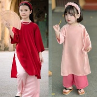 Women's Modern Ao Dai Set. Modern ao dai for girls, modern set for big size girls, ao dai CNY
