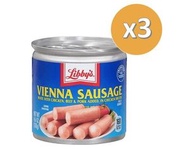 Libby's 利比維也納即食香腸仔 (4.6oz / 130g x 3 件) 平行進口 (限期: 2028年9月4日)