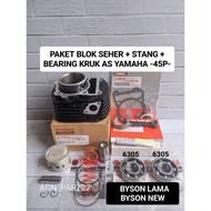 Piston block package + handlebar + bearing (45P) old Byson/Byson new