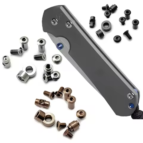 3 Colors CNC Custom Knife Full Set of Titanium Screws For Genuine Chris Reeve Small Sebenza 21 31 Kn