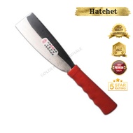 Cutting firewood tool gardening garden tool red plastic handle hatchet