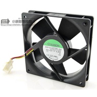 Original SUNON built quasi KD1212PTB1-6A 12V 4.8W 12025 12CM chassis cooling fan
