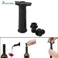 Frances Wine Pump with 2 Stoppers Sealing Preserver Bar Accessories Wine Stoppers Saver Vacuum