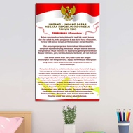 148 Poster Undang - undang Dasar 1945 - Poster UUD 1945 - Poster