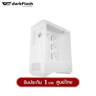 เคสคอมพิวเเตอร์ DarkFlash DY460 ATX Tempered Glass ARGB Gaming Case with INF34 ARGB Fan X4 รับประกัน