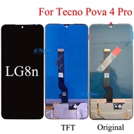 OLED TFT LCD for Tecno Pova 4 Pro LG8n LCD Display Touch Screen Digitizer Assembly Replacement Repair Part