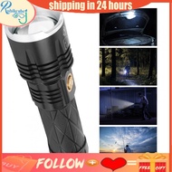 rubikcube XHP90 TypeC Rechargeable Flashlight Dimmable MultiFunctional Hand Lamp Torch Light