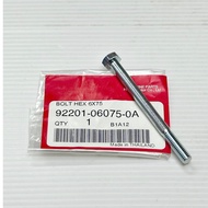 EX5 DREAM /HIGH POWER [100% ORIGINAL HONDA] BOLT HEX 6X75 SCREW  (92201-06075-0A)