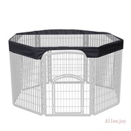 JOY Dog Pen Cover Outside Pet Playpen Black Coat Cover Pet Privacy Security-Cover