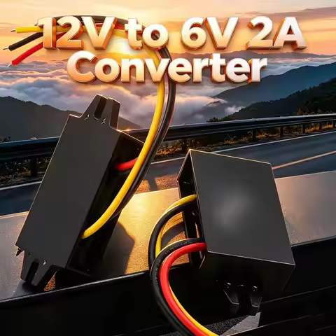 DC To DC 12V Step Down To 6V 2A 12W Car Reducer Power Supply Transformer Buck Voltage Converter For 