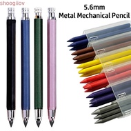 SHOOGMY Mechanical Pencil, 5.6mm Drawing Writing Tool Automatic Pencil, Creative Metal Sketch Comics