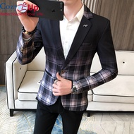 Cozyงานแต่งงานเสื้อผ้าทางการชายBlazer Masculino 2020ฤดูใบไม้ผลิกิ๊ฟติดผมBlazerสำหรับเสื้อแจ็คเก็ตสูท