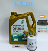 Petronas Syntium 3000 E 5W40 SN/CF Fully Synthetic Engine Oil 4L + Oil Filter #Petronas 5W40 #Fully Synthetic #Engine oIL NEW PACKING