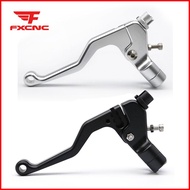 FXCNC Alloy CNC Clutch Lever Set Universal Cable Clutch Street Motorcycle Accessories LC135 V1-V7 Y15ZR V1 V2 Y16ZR Y125z YAMAHA ENKEI RCB Break Y16