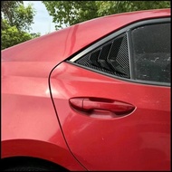 Toyota Corolla Altis E170 2014-2017 Rear Window Louver Blind Shades Vent Cover Sticker Trim Car Styl