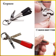 Gepnoo 4 in 1 Knot Tying Tool Fly Fishing Clipper for Enthusiasts Lake Fathers Day