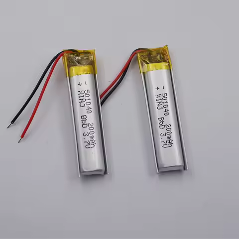 2pcs 3.7V 200 mAh Rechargeable Polymer Li Lipo Battery 501040 For Bluetooth Speaker Headphones GPS S