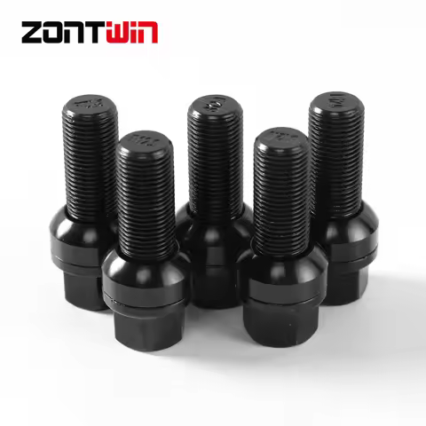 4/5Pieces Wheel B12.9 Grade Forged Bolts Nuts Screw for Benz Audi Porsche VW Golf 5/6/7 CC A4 A5 A6
